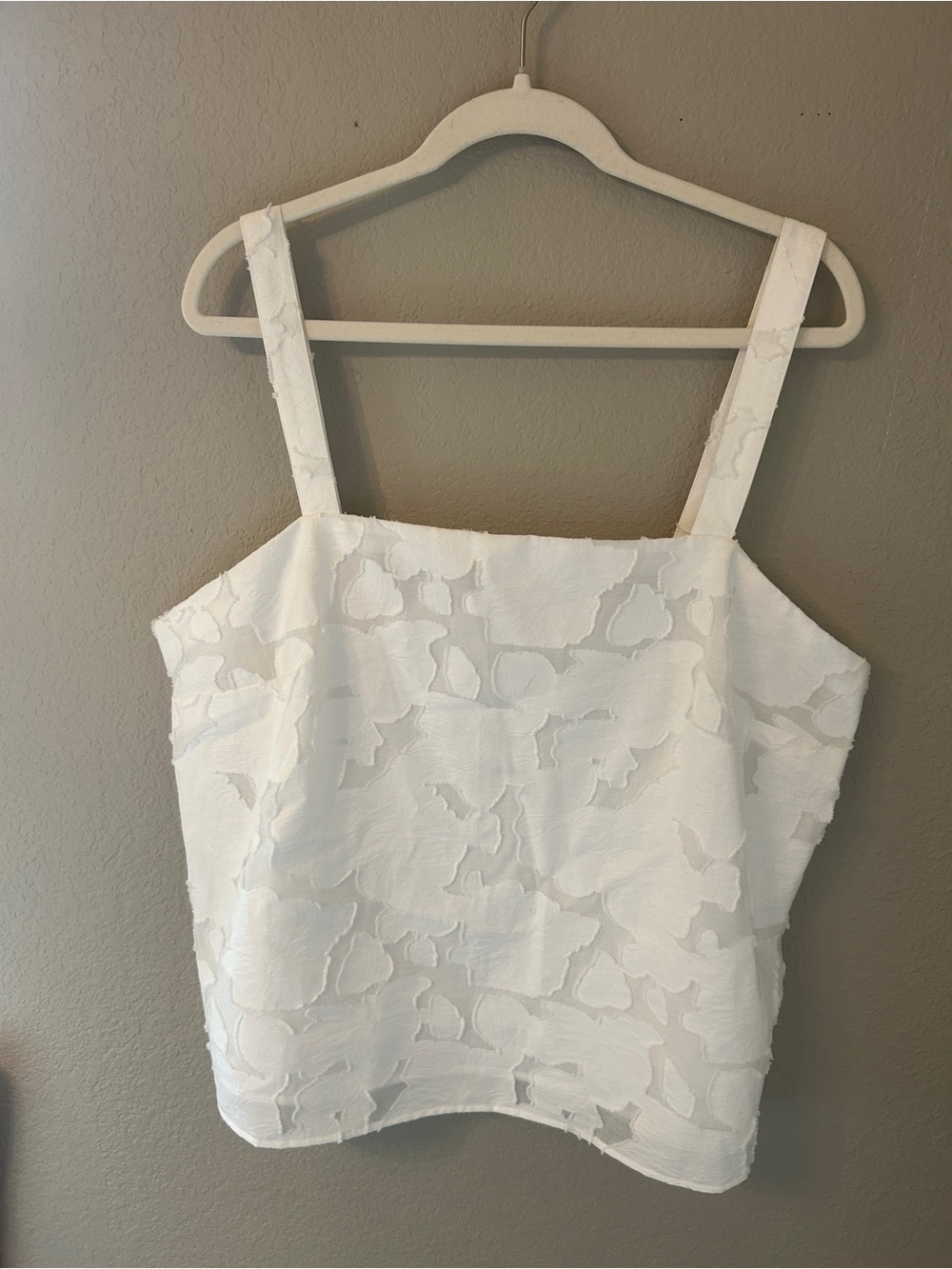 BANANA REPUBLIC FLORAL JACQUARD TANK SIZE XL